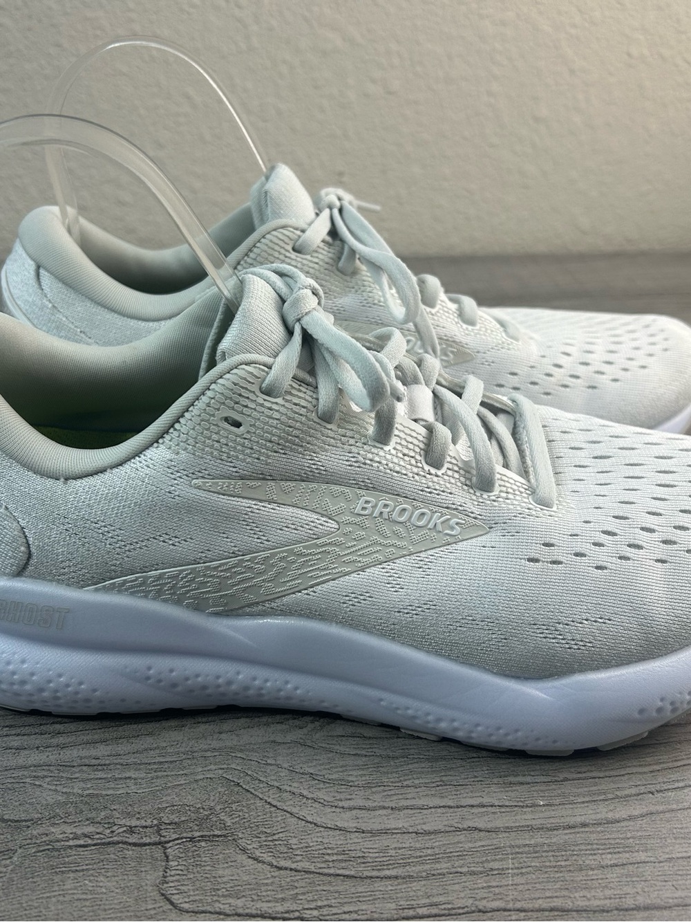 Brooks Ghost 16 Women's White Running Sneakers Running Size 10 Comfort Casual - Picture 9 of 16